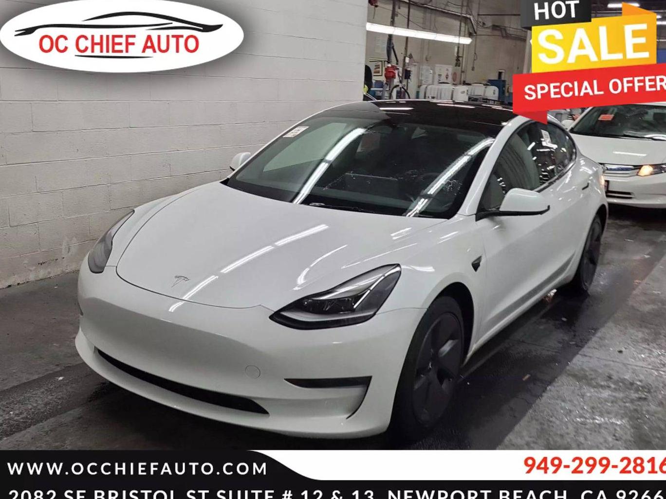 TESLA MODEL 3 2022 5YJ3E1EB1NF173873 image